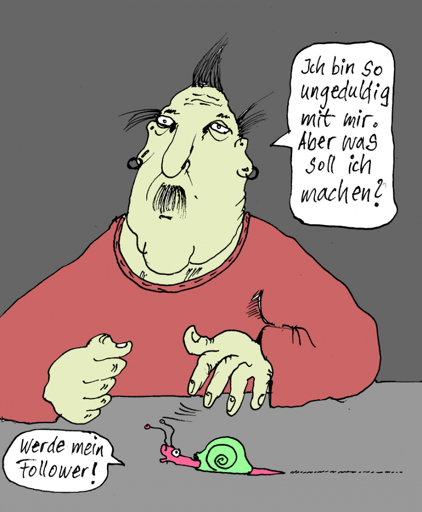 Cartoon: 10000 Follower 1