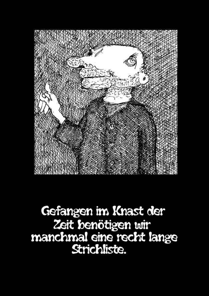 Cartoon: Lebenslängliche Strichliste 1