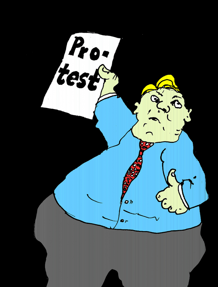 Cartoon: Pro-Test 1