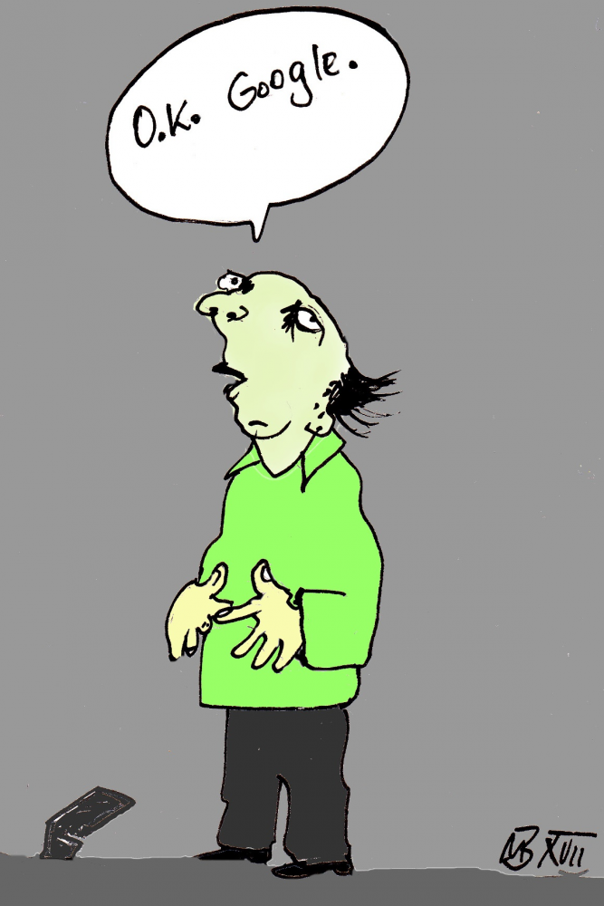 Cartoon: O.k. Google 1