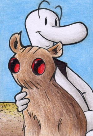 Concept Art / Character Design: Smiley Bone 1