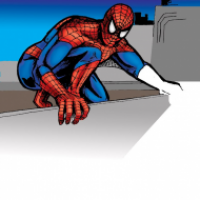 Spiderman Warm-Up Zeichnung Koloriert