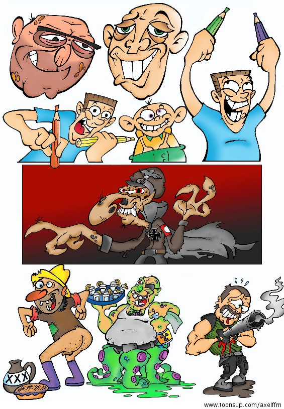 Comic: Cartoon Figuren 1 1