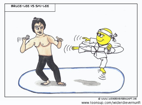 Cartoon: Bruce-Lee vs Smi-Lee 1