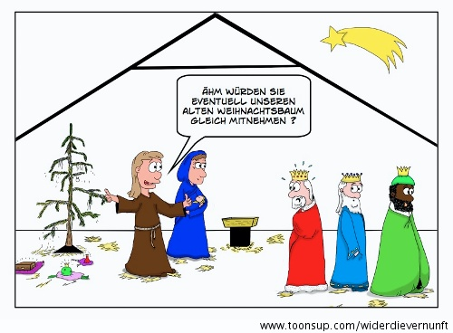 Cartoon: Heilige Drei Könige 1