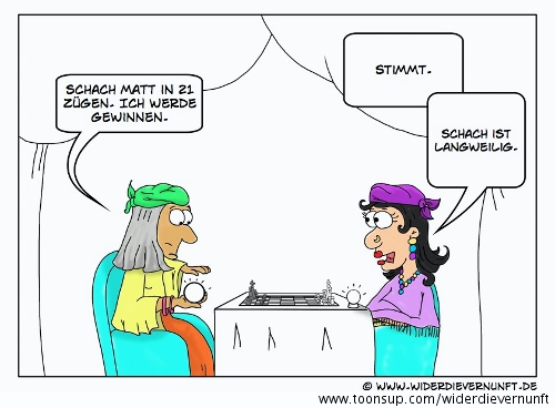 Cartoon: Schach 1