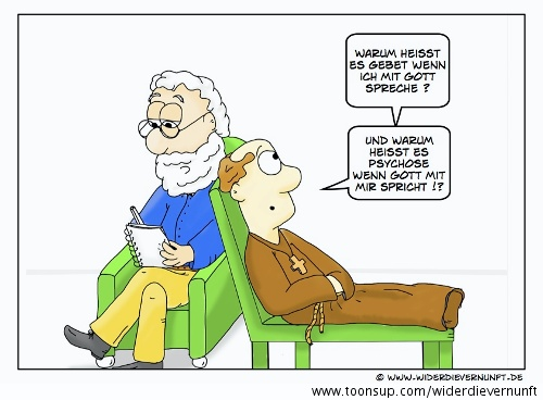 Cartoon: Das Gebet 1