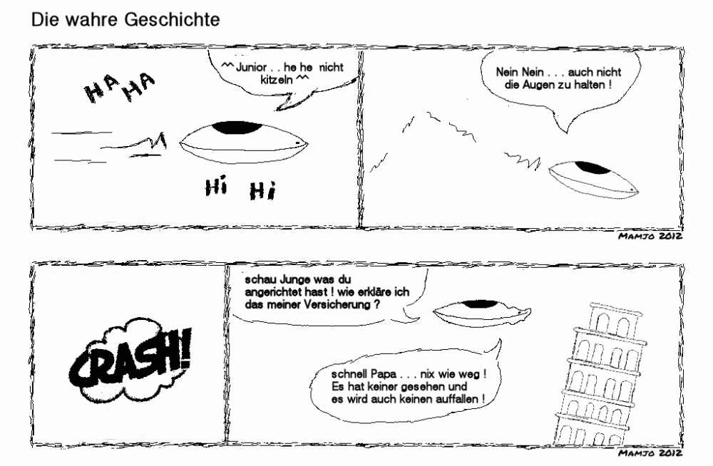 Comic: Turm von Pisa 1