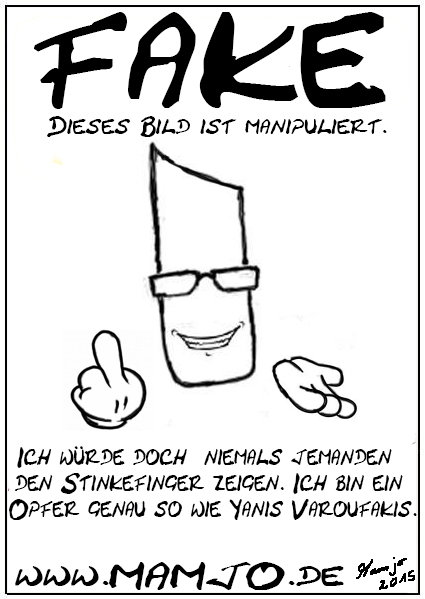 Cartoon: Ich würde doch nie 1