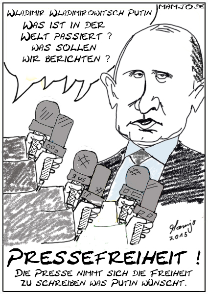 Cartoon: Pressefreiheit 1