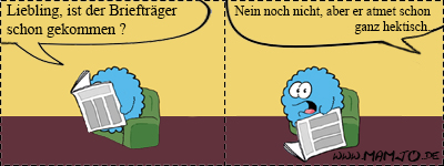 Comic: Briefträger gekommen 1