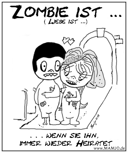 Cartoon: Zombie ist . . . #10 1