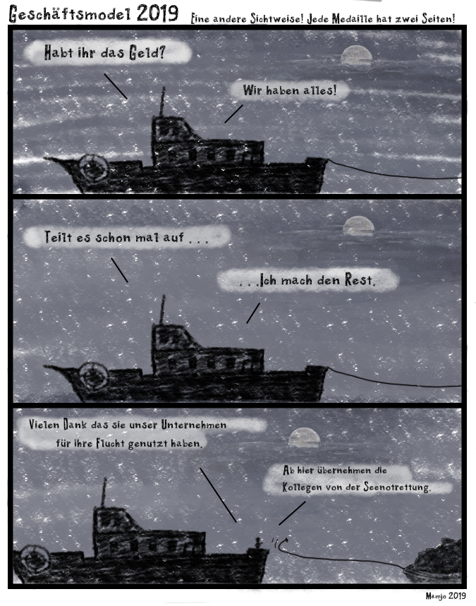 Comic: Geschäftsmodel 2019 1