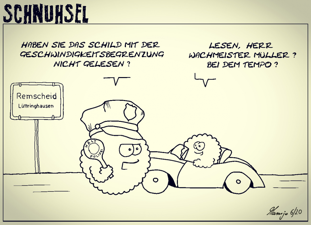 Cartoon: Temposünder 1
