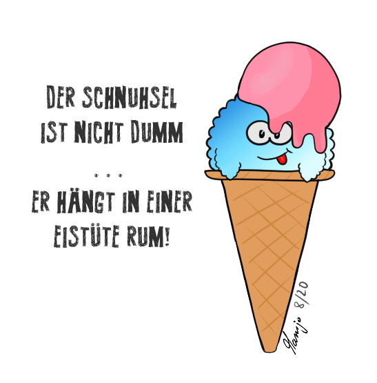 Cartoon: Schnuhsel nicht dumm 1