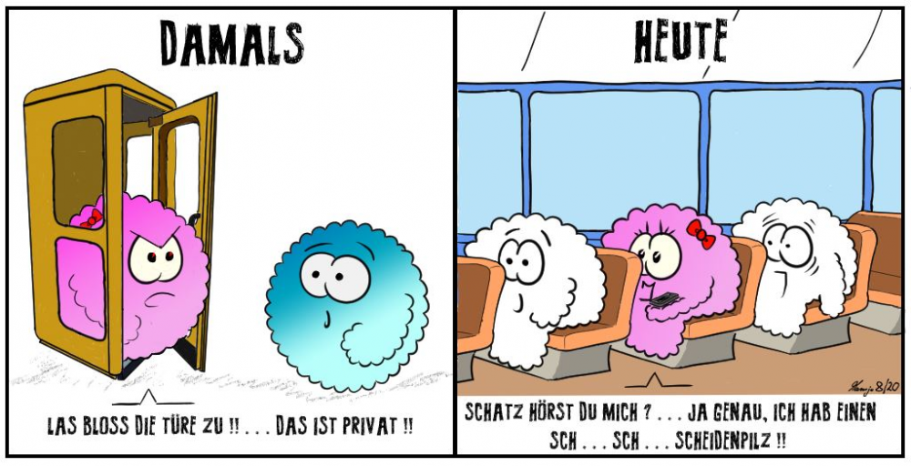 Comic: Damals vs Heute 1