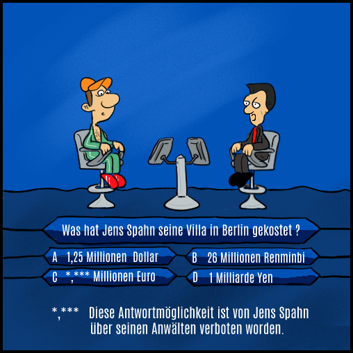 Cartoon: Wer wird . . . Jens Spahn 1