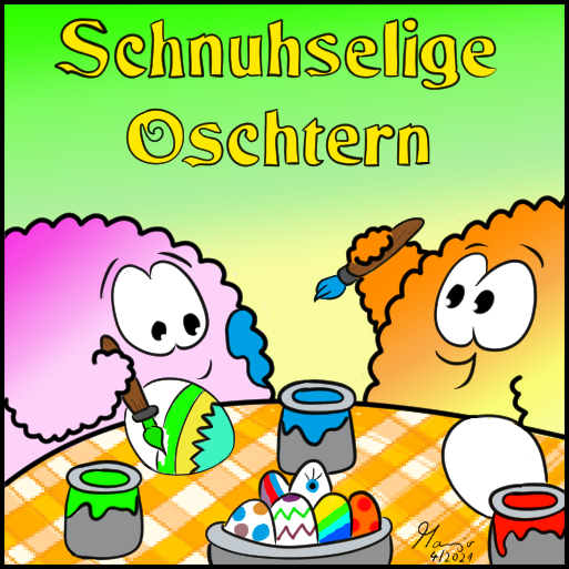 Cartoon: Frohe Oschtern 1