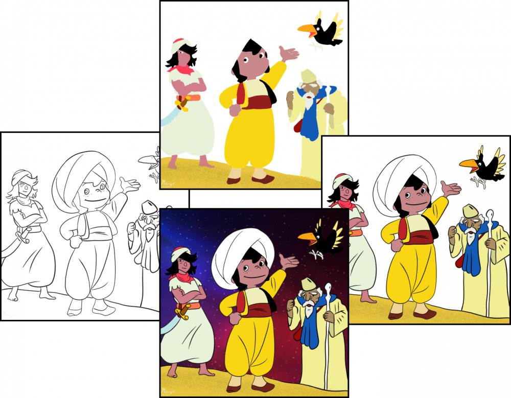 Cartoon: Kinderserie 1