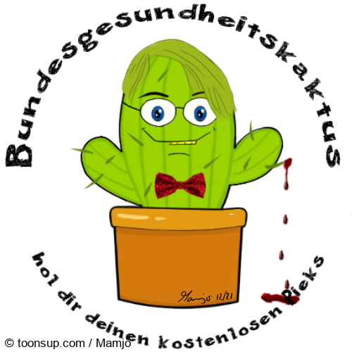Cartoon: Karl der Bundesgesundheitskaktus 1