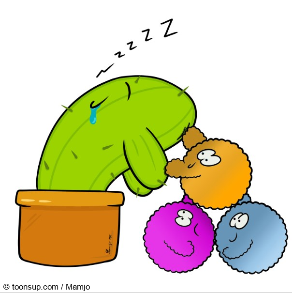 Cartoon: Powernapping 1