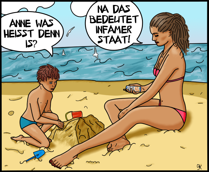 Cartoon: Infamer Staat 1