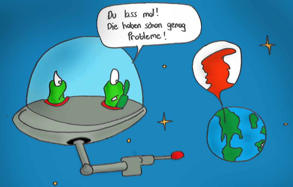 Cartoon: Glück im Unglück 1