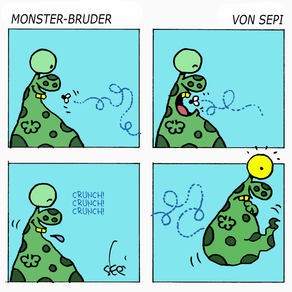 Cartoon: Monster-Brother / Monster-Bruder 1