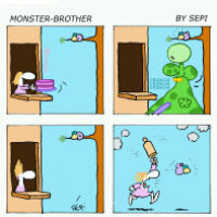 Monster-Brother / Monster-Bruder