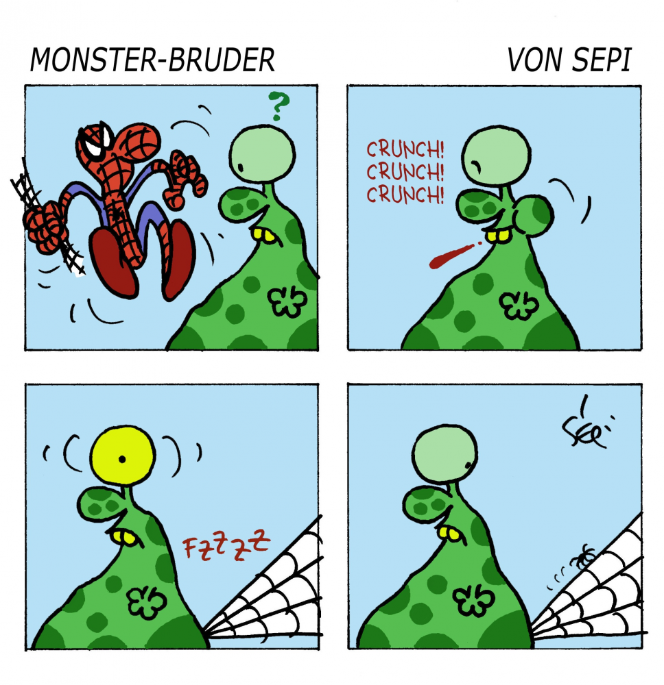 Cartoon: Monster-Brother / Monster-Bruder 1
