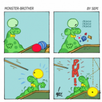 Monster-Brother / Monster-Bruder