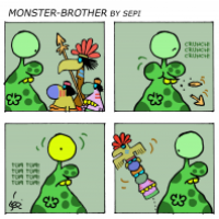 Monster-Brother / Monster-Bruder