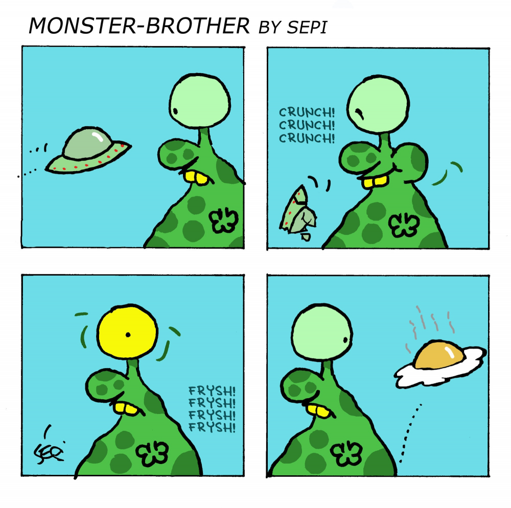 Comic: Monster-Brother / Monster-Bruder 1