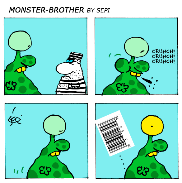 Cartoon: MONSTER-BROTHER/MONSTER BRUDER 1