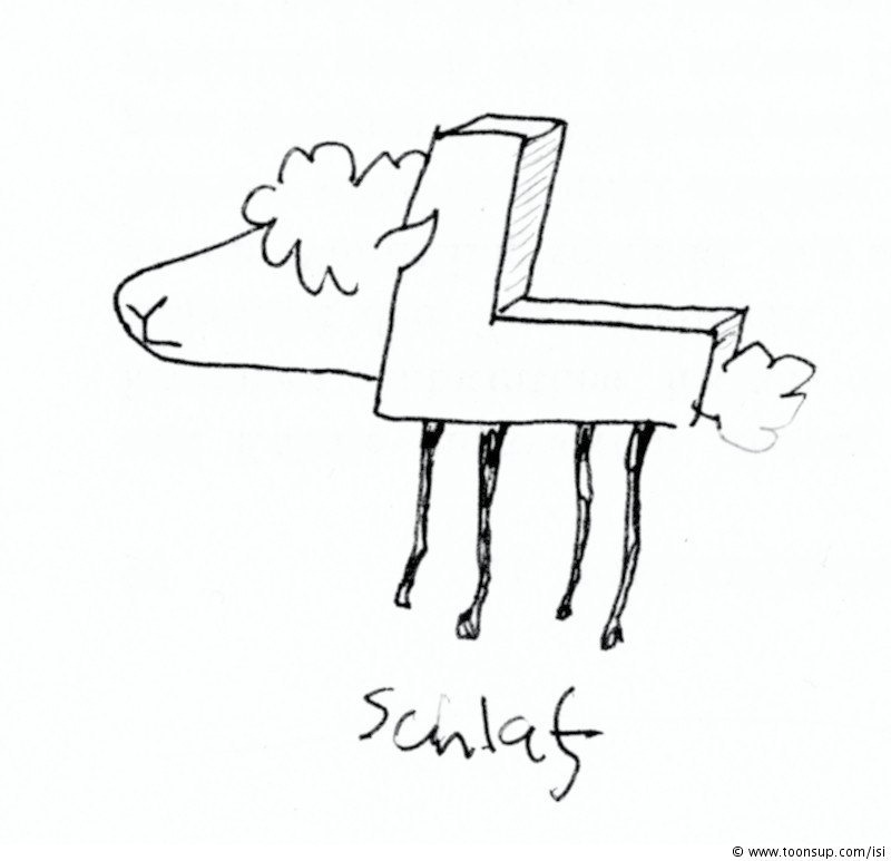 Illustration: Sch(l)af 1