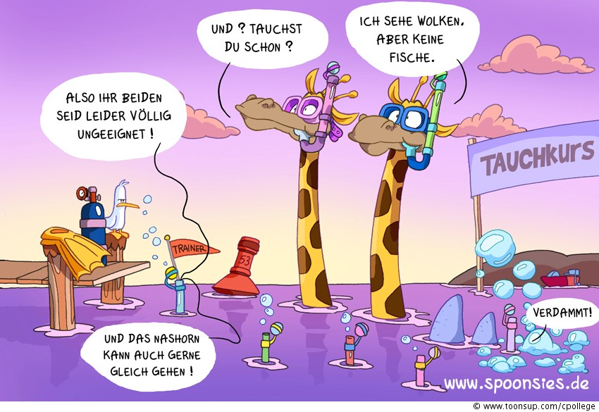 Cartoon: Giraffen 1