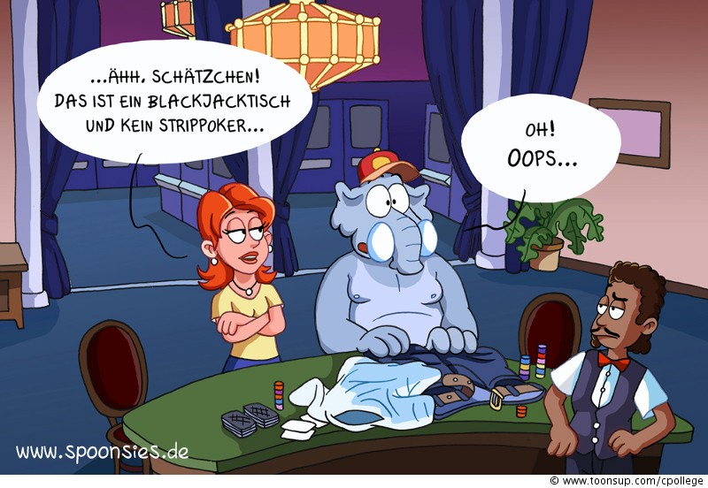 Cartoon: Strippoker 1