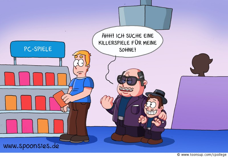 Cartoon: killerspiele 1