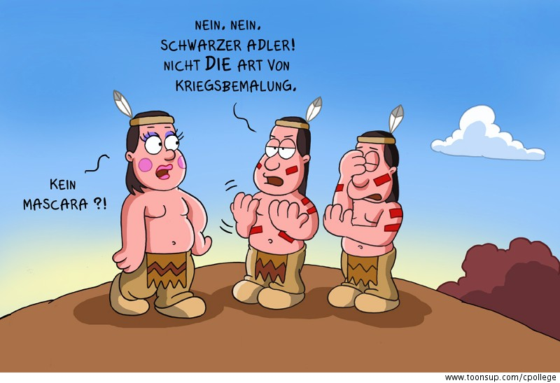 Cartoon: mascara 1