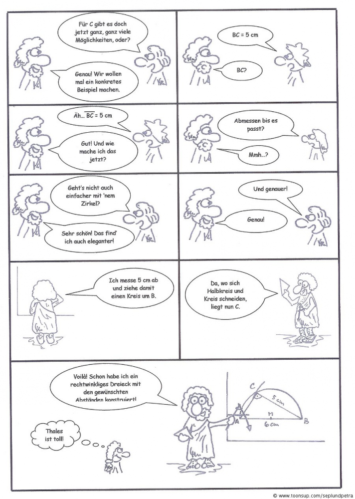 Comic: Thales konstruiert 2