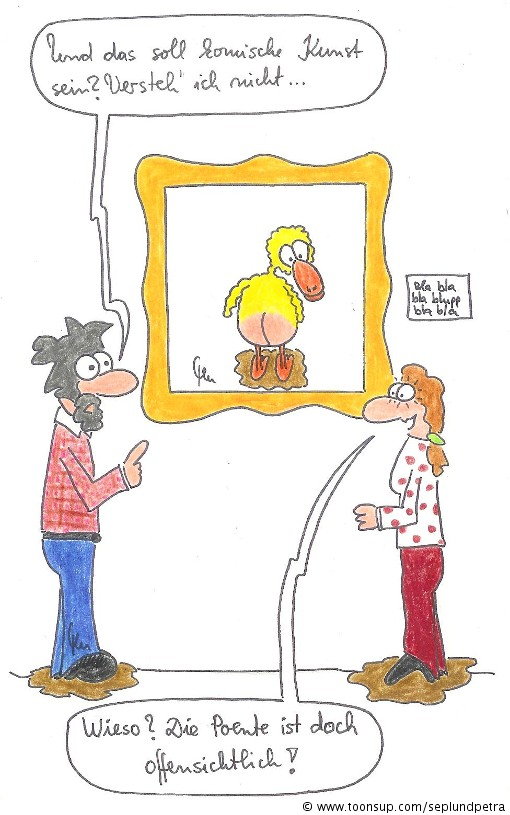 Cartoon: Komische Kunst 1
