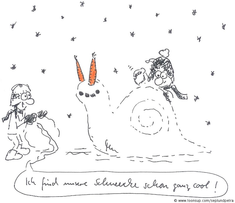 Cartoon: Schneckenskizzen 1