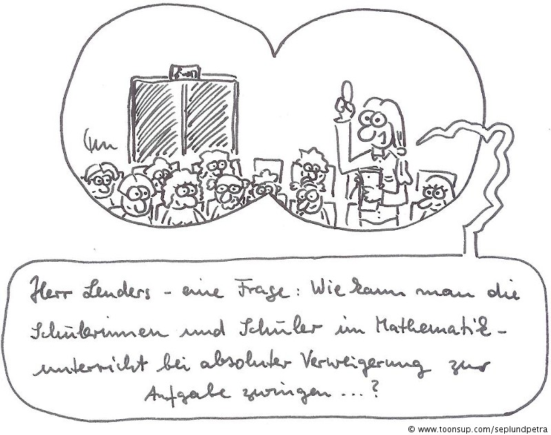 Cartoon: Aus der Sicht von Timo Leuders 1
