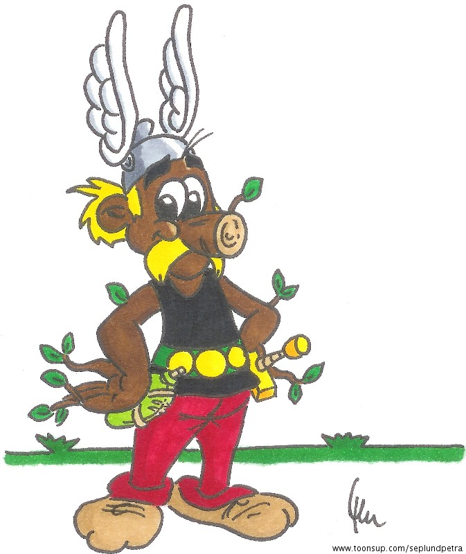Illustration: Hommage an Albert Uderzo 1