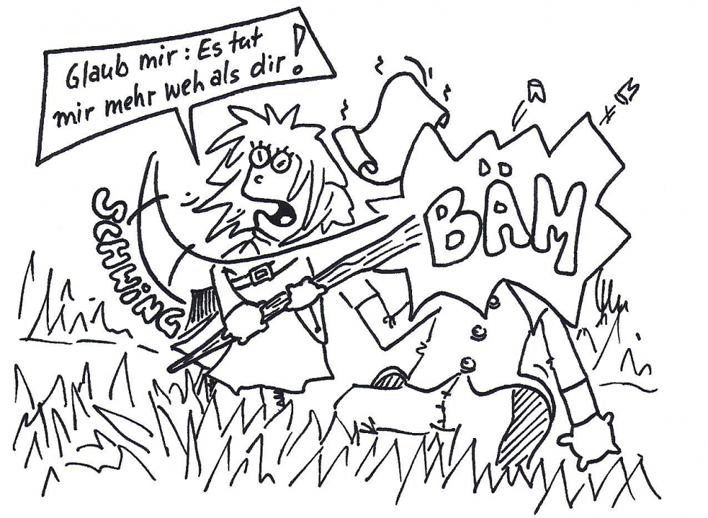 Cartoon: Fortsetzung der Geschichte 1