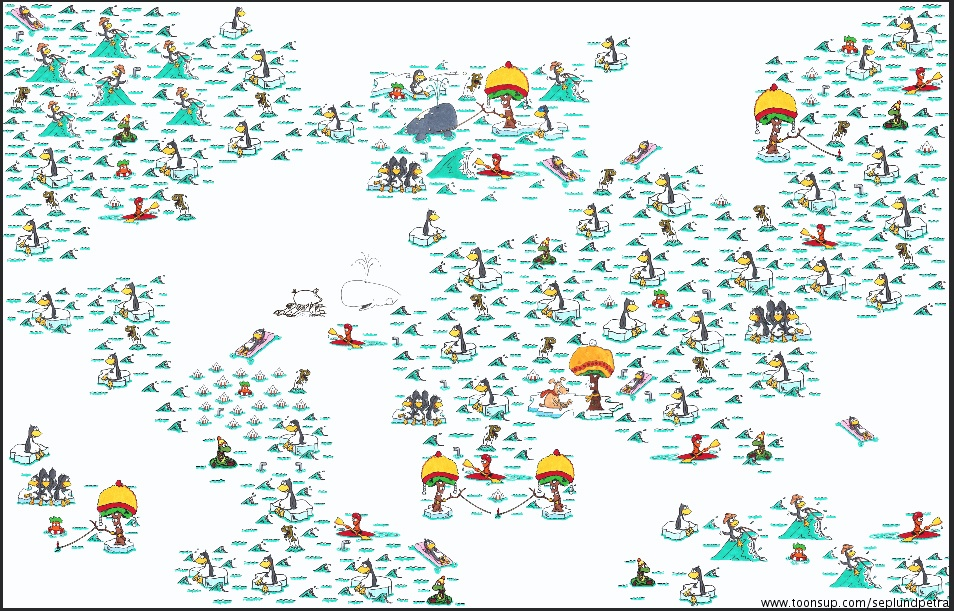 Rate- / Wimmelbild: Zwischenstand 1