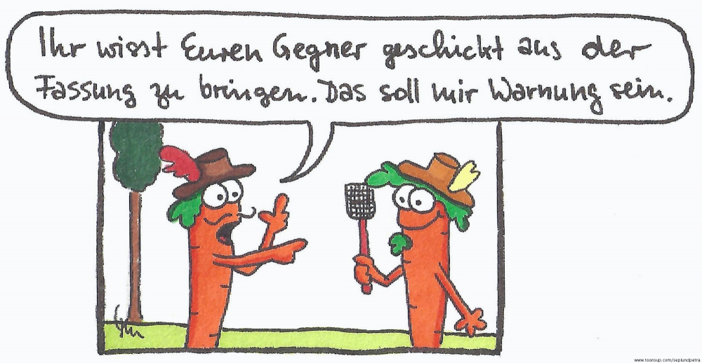 Cartoon: Duell 3