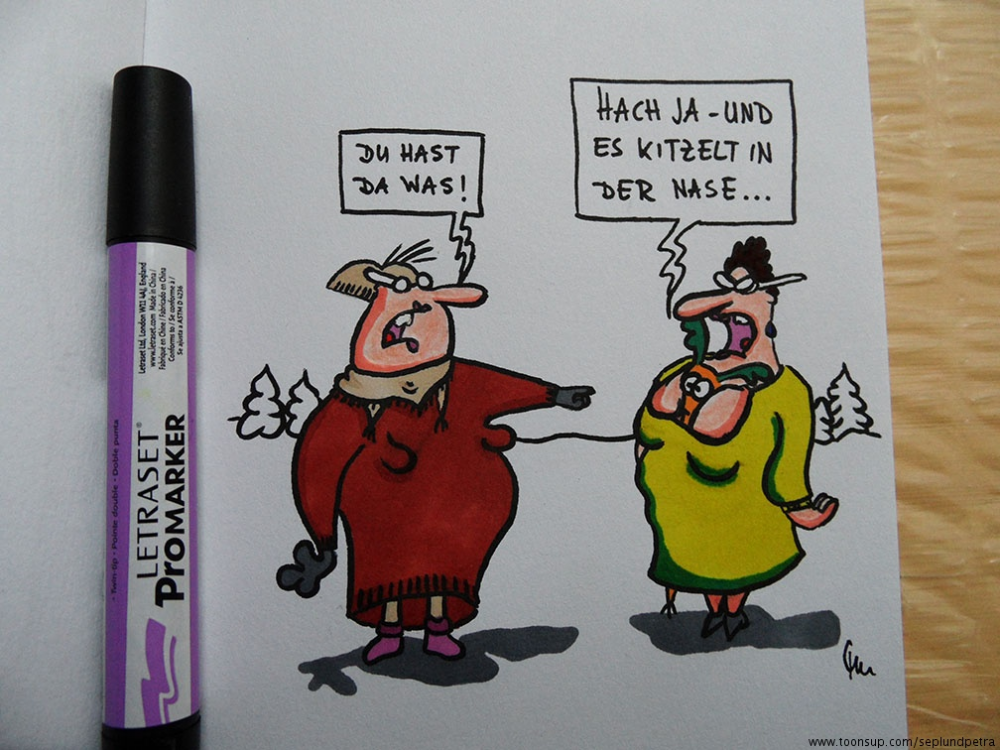 Cartoon: Dodenhoff-Hommage 1