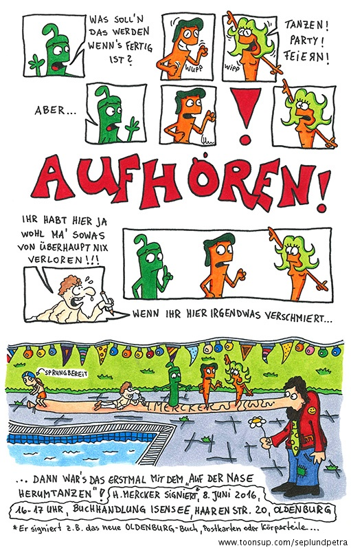 Comic: Werbung für H.MERCKER 1