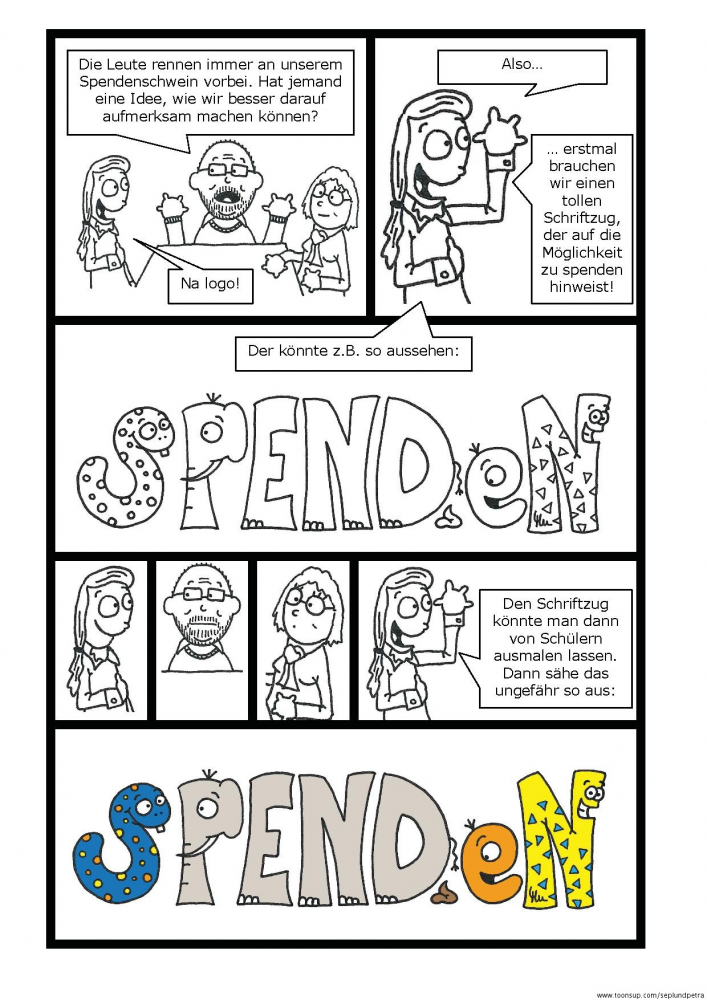 Comic: Spenden 1